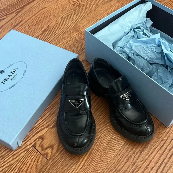 Prada Shoes Prada Milano Dal 913 Chocolate Brushed Leather